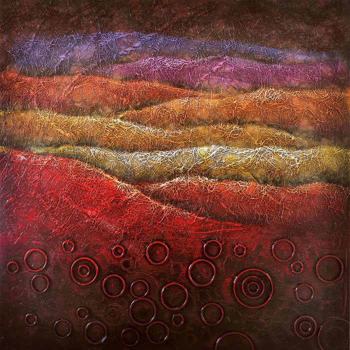 Mountains Of Hope 1. 100cm x 100cm