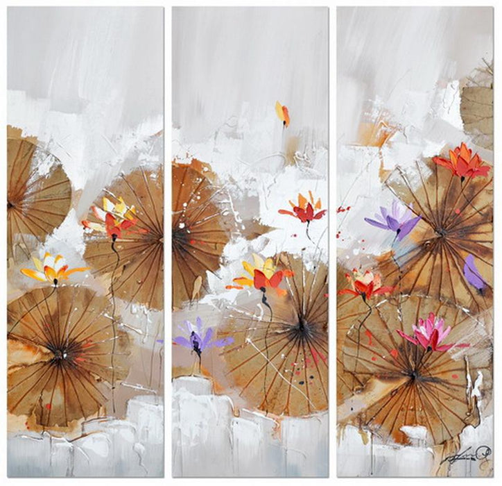 Brown Flower Set - Paintingsonline