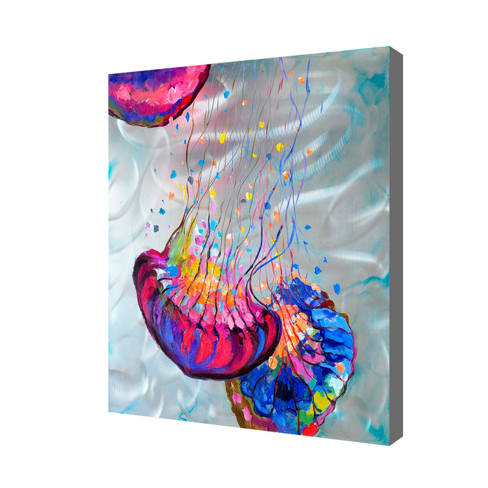 Multicolored Jellyfish 2. 80cm x 80cm