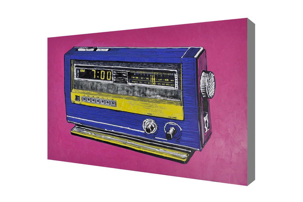 Vintage Radio Pop Art. 60cm x 90cm