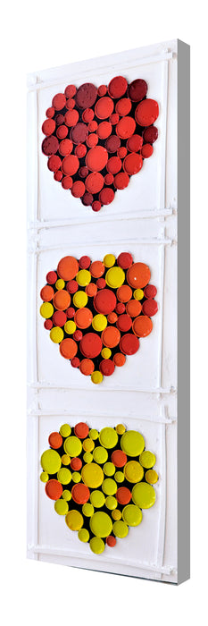 Pop Circle Hearts 1. 150cm x 50cm