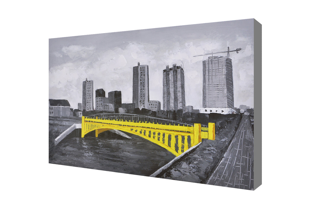 Yellow Bridge. 60cm x 90cm