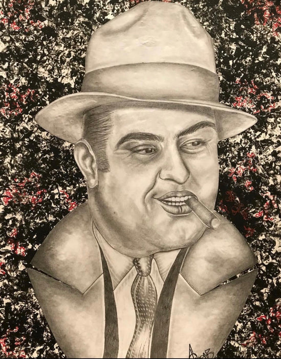 A Smokey world of Power. Capone. 61cm x 46cm